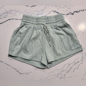 Celebrity Pink Mint Lounge Shorts Elastic Waist Athleisure Drawstring Size S